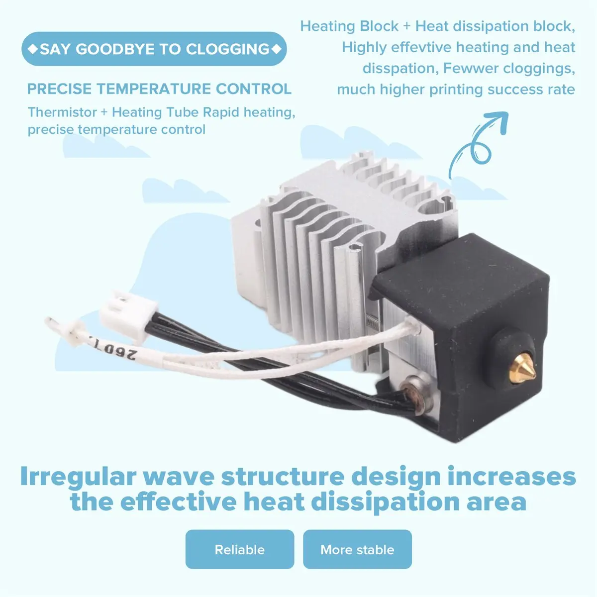 kit-hotend-a14m-para-3-v3-se-260-℃-bico-de-substituicao-para-hotend-de-alta-temperatura-04mm-para-impressora-3d-3-v3-se