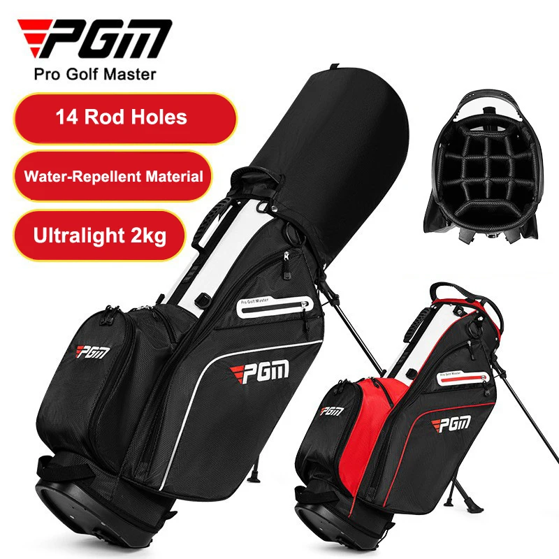 

PGM QB147 Golf Bag Men's and Women's Stand Bag 14 Insertion Neck Shoulder Strap Lightweight Portable Golf Club Bag