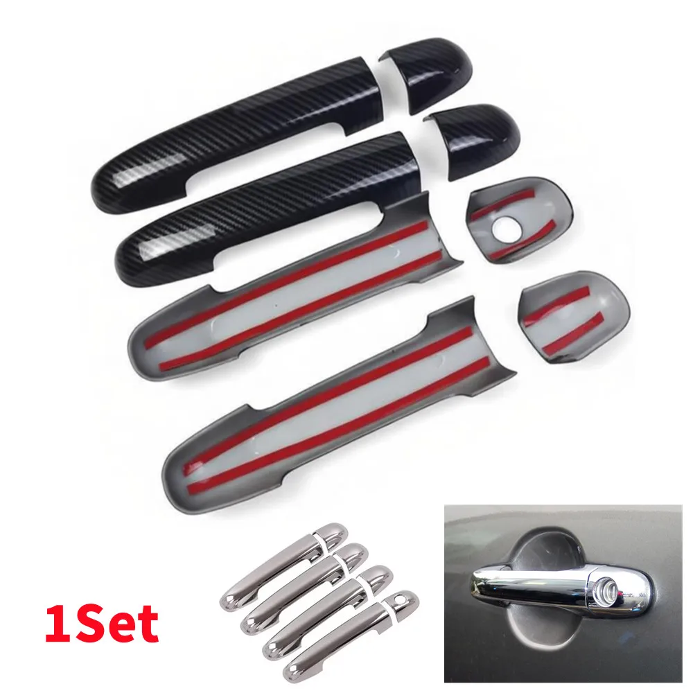 

For Kia Cerato Forte K3 2009-2013 Car Exterior Door Handle Cover Sticker Moulding Trim Protective Accessories