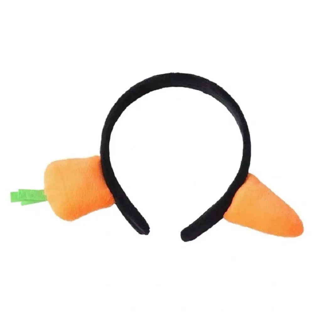 NEW Funny Carrot Headband Shark Hair Hoop Cute Weird Fish Spoof Headwear Wash Face Salted Fish Hairband Hair Accessories Gifts