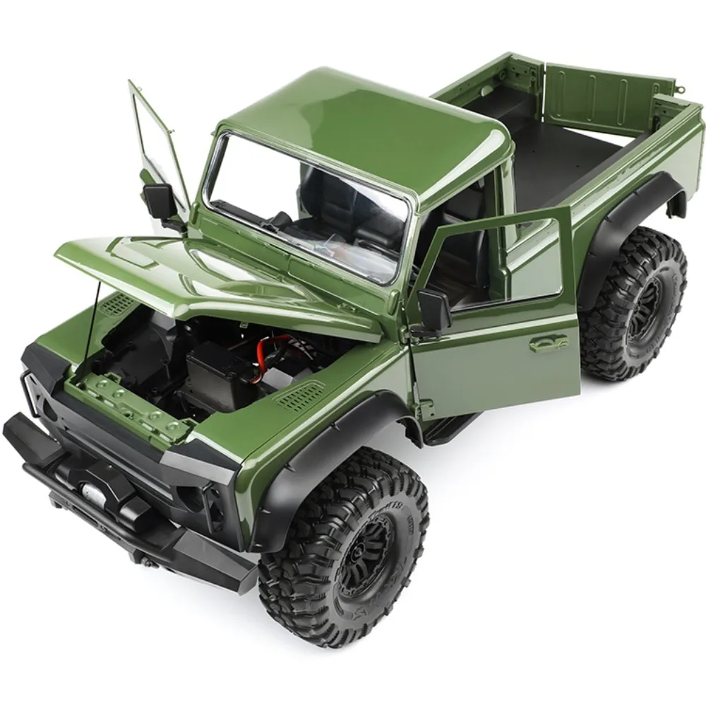 VOOR TRX-4 Simulatie 324mm Wielbasis 2 Deuren Pickup Truck Body Shell voor 1/10 RC Crawler Auto Trxs TRX4 DEFENDER RD110 Onderdelen