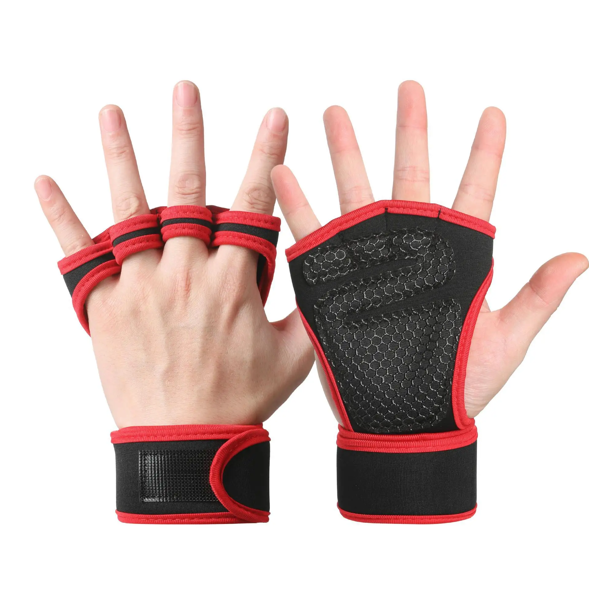 

Gym Gloves for Men Women Weightlifting Workout Fitness Training Gloves with Wrist Support Non-slip Breathable