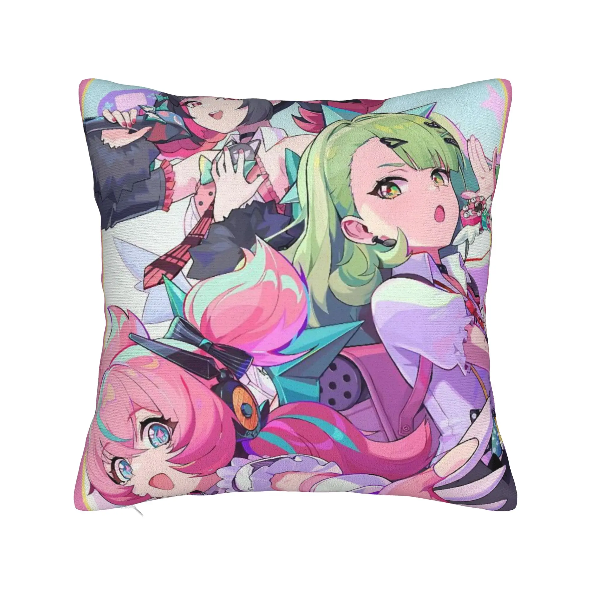 Decorative Pillow Cover Zenless Zone Zero Stuff Home  Pillow Case Cover Drop Shipping Multi Size