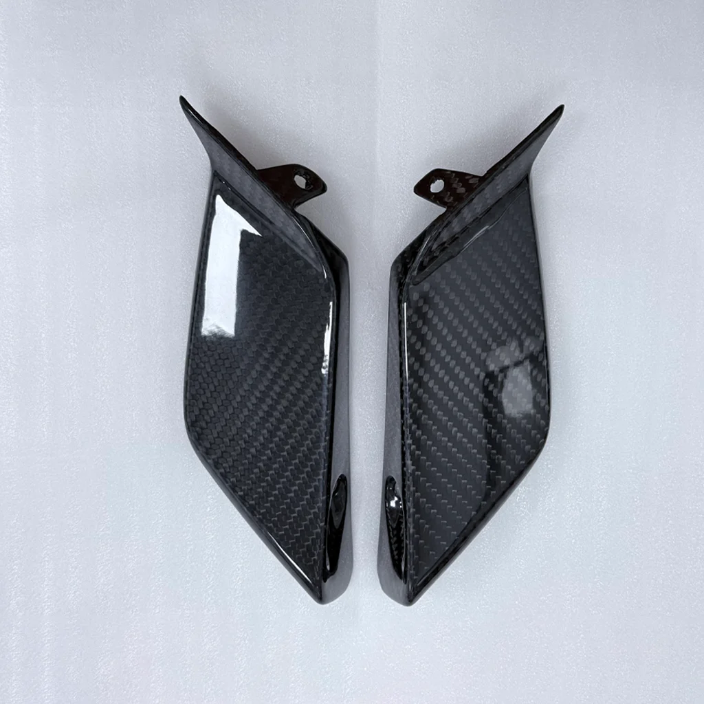3K 100% Trockene Carbonfaser Windschutzscheiben-Deflektorabdeckung Lufteinlass Frontverkleidung Verkleidungskit Motorrad für S1000R M1000R 2025 2026