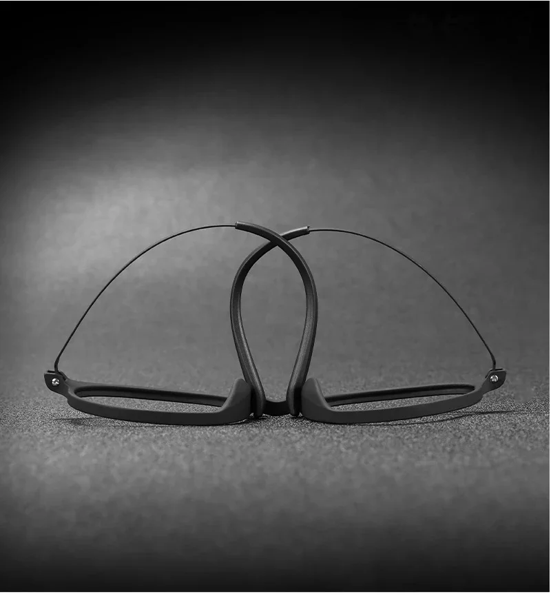 3050 Reines Titan Runde Rahmen Anti Blau Licht Lesebrille Männer Und Frauen Computer Presbyopie Brillen Vergrößerungs Brillen – Detail 5
