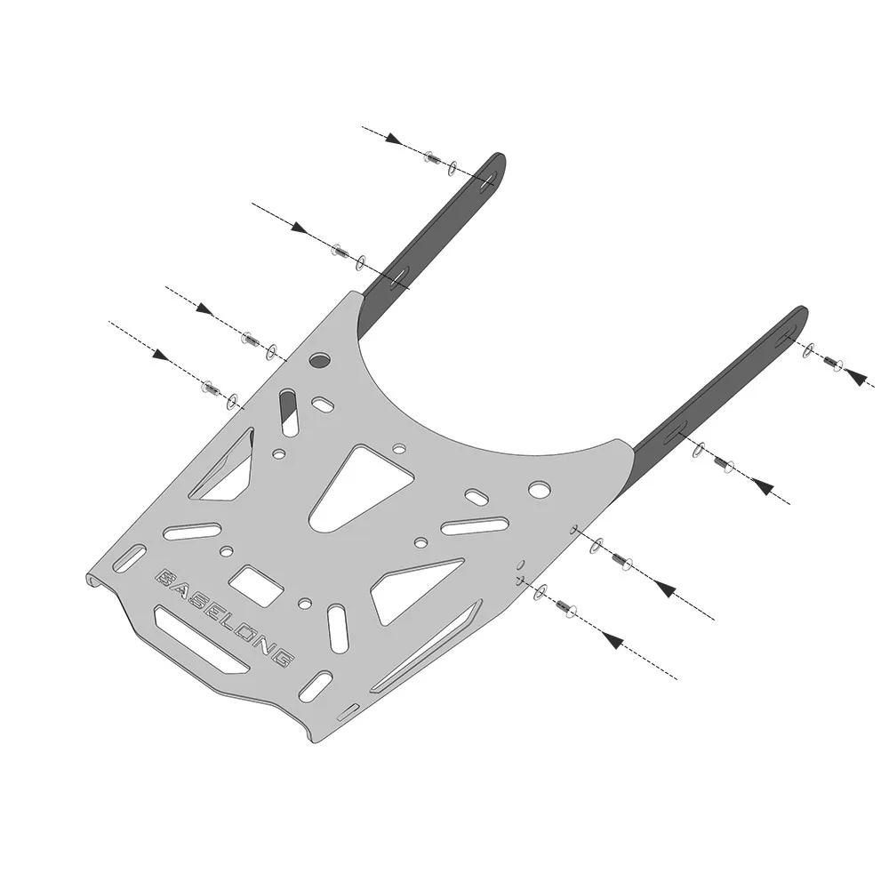 Para super 73 bicicleta elétrica rack traseiro de alumínio rack de carga rack de bagagem para super 73 z/s série nova quadro traseiro da bicicleta