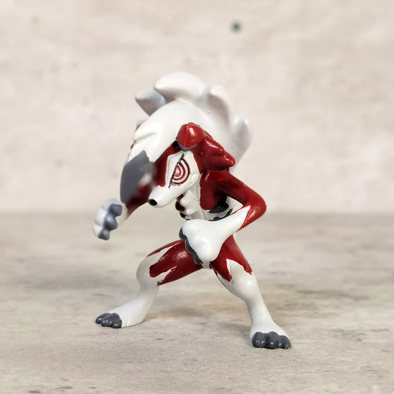 Cartoon Pokemon Daytime/ Nightfall / Night Lycanroc Action Figure Model Toys Model Room Decoration