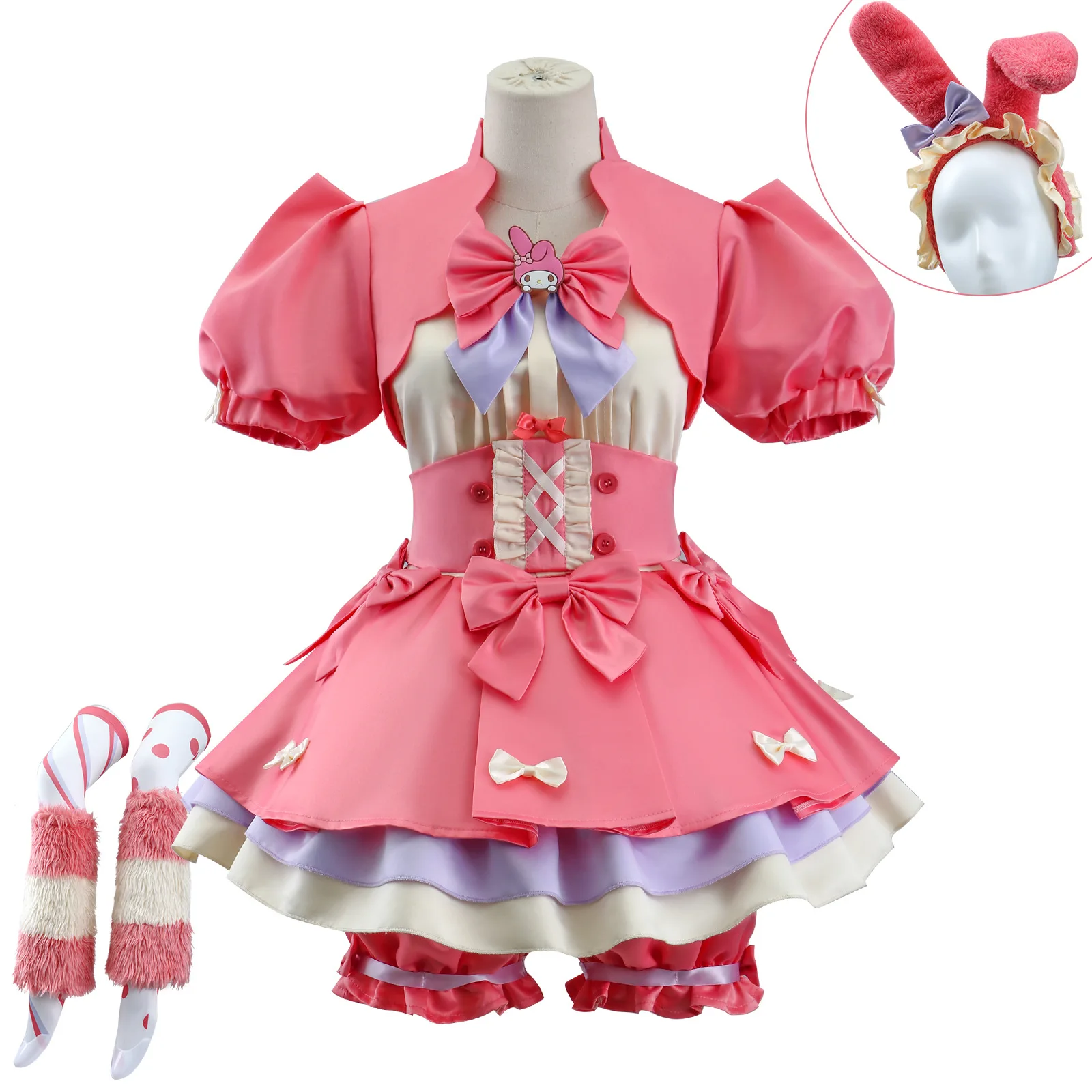 

Anime Identity V Lily Barrier Cosplay Costume Lolita Dress Uniform Wig for Women Girls Halloween Party Role Play Outfit Dresses