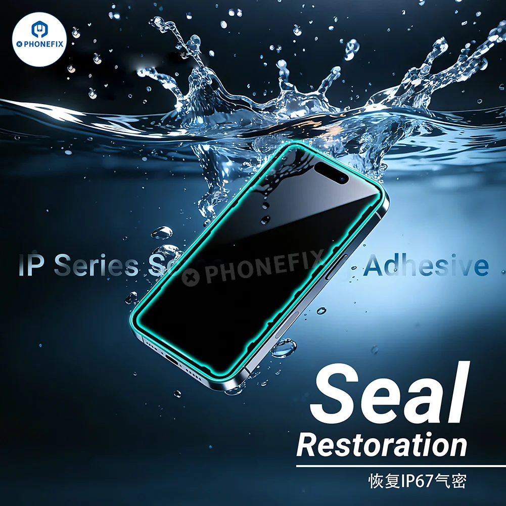 2UUL 5PCS Screen Sealing Adhesive Double-Sided Tape for iPhone 12 13 14 15 16 17 PRO MAX AIR Screen Bezel Seal Restoration