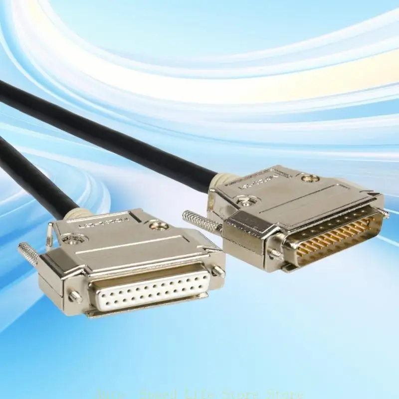 

02DA DB25 RS232 Extension Cable Double Shielding 26AWG Parallel Port Serial Port