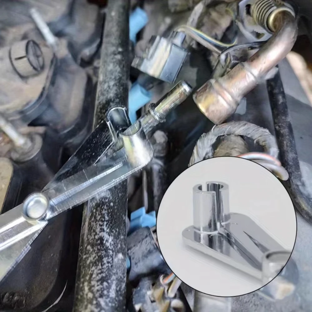 Car Fuel Line Disconnect Tool Fuel Pipe Removal Wrench Hand-Held Air Conditioning Line Fuel Pipe Disconnect Spring Release Tool