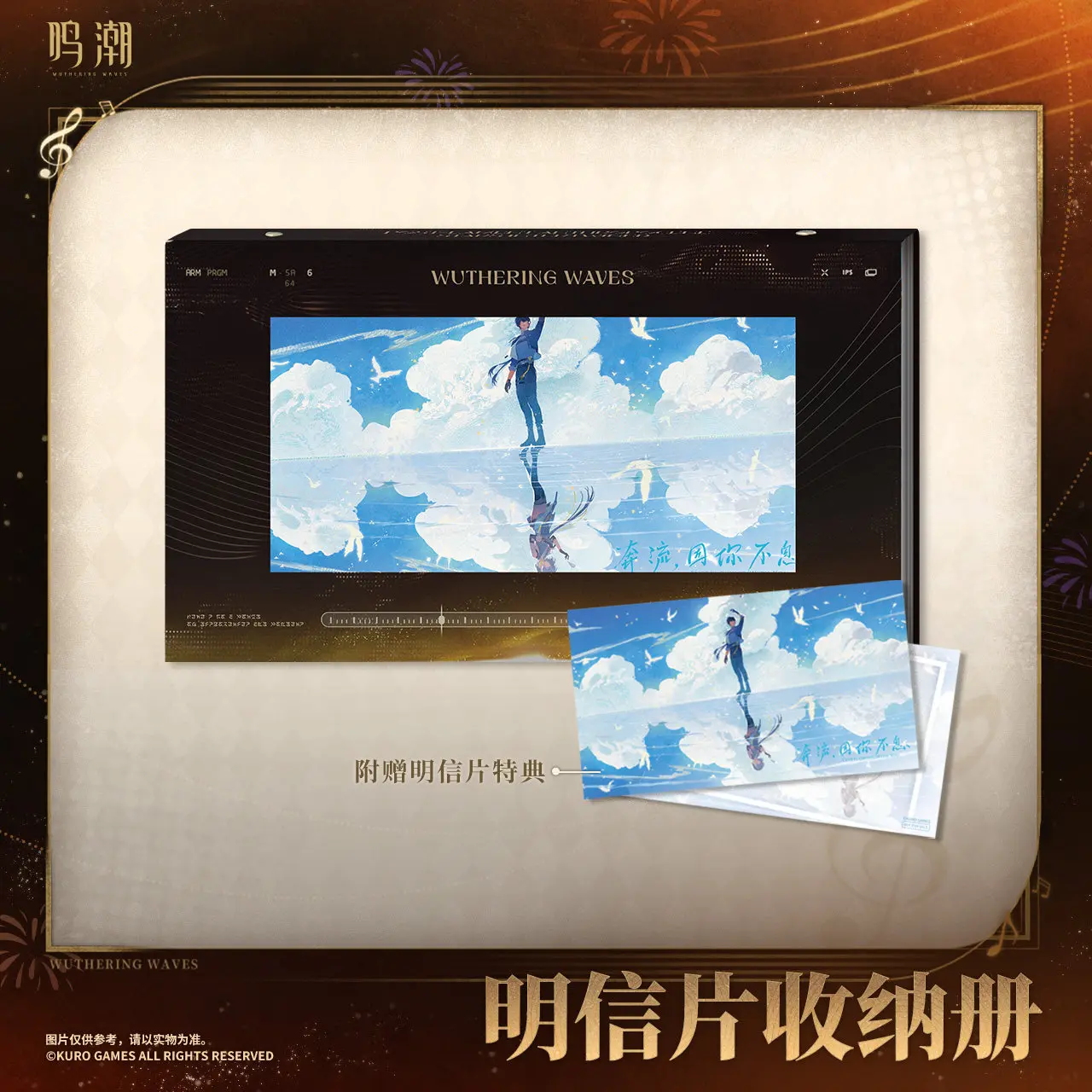 

Genuine Wuthering Waves Resonance theme postcard card album cartoon quadratic element Birthday gift
