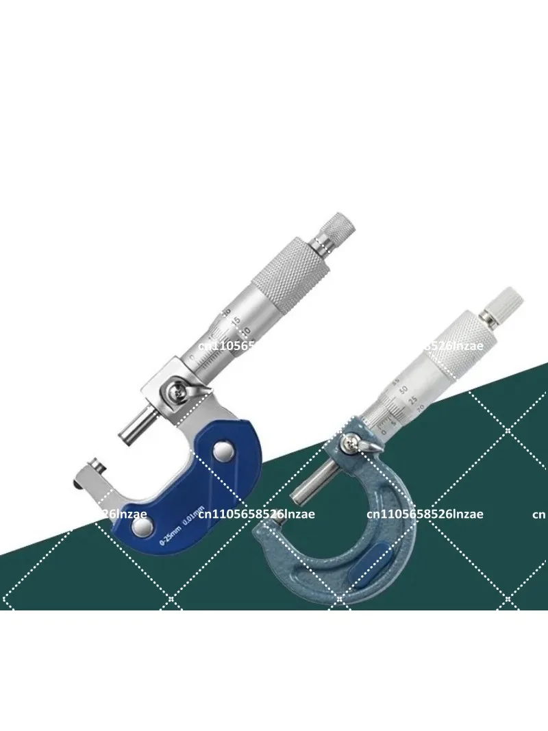 0.001mm 0-300mm Mechanical Outer Diameter Micrometer, Spiral Micrometer with 0.01mm Scale for Precision Measurement