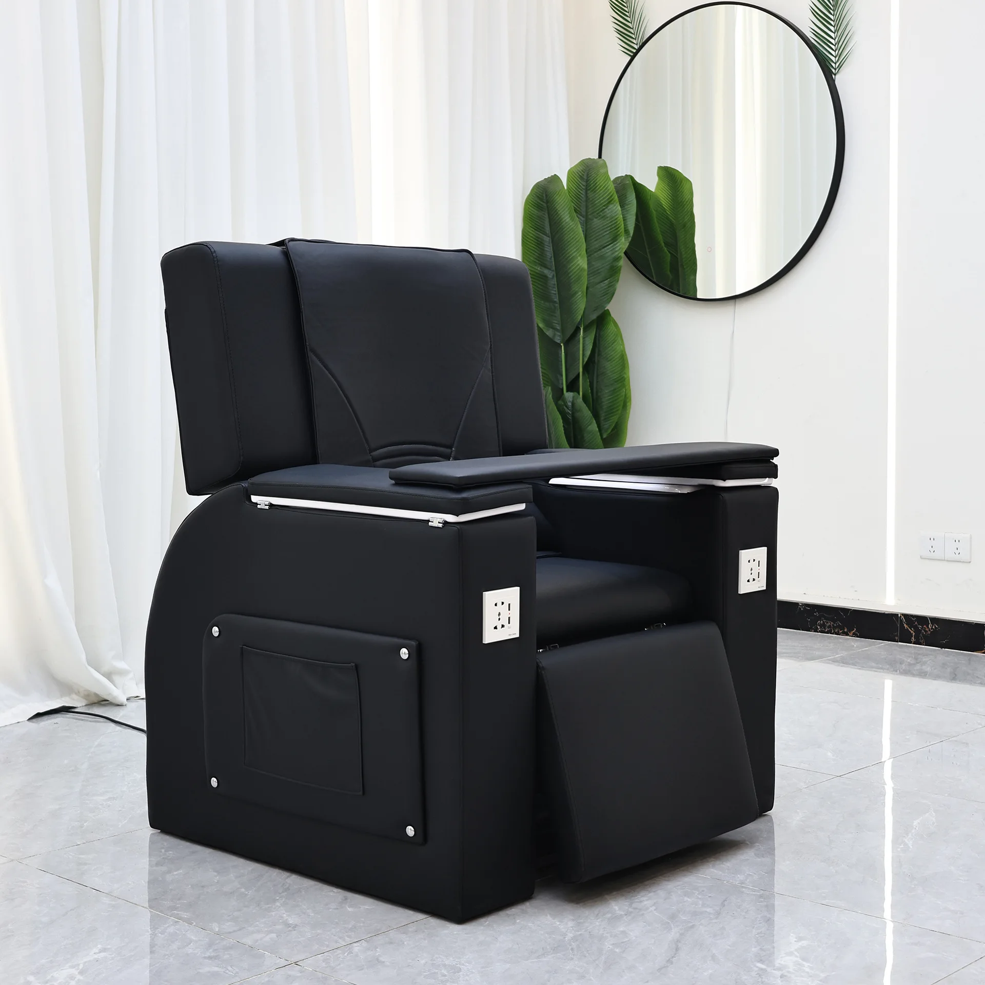 Electric Massage Pedicure Sofa Chair for Beauty Salons, Eyelash & Nail Studios