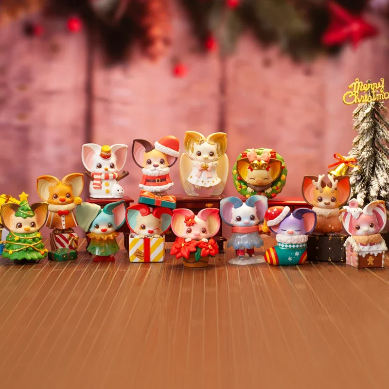 USER-X YOKI Christmas Series Blind Box Collectible Action Kawaii Anime Animal Toy Figures Birthday Gift Constellation