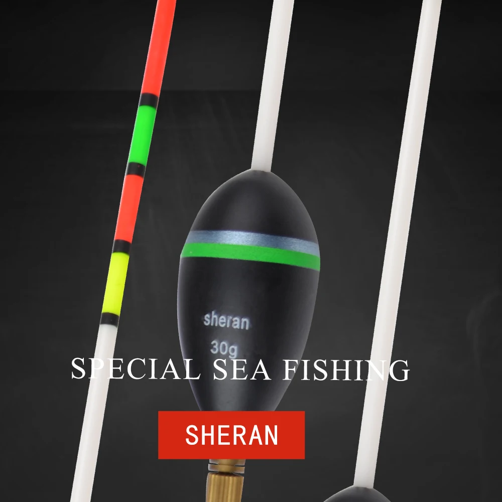 NGB 15g 20g 25g 30g Barguzinsky Fir Fishing Float Brass Pendant 25cm-28.5cm Bobber Float Vertical Buoy Sea Fishing Accessories