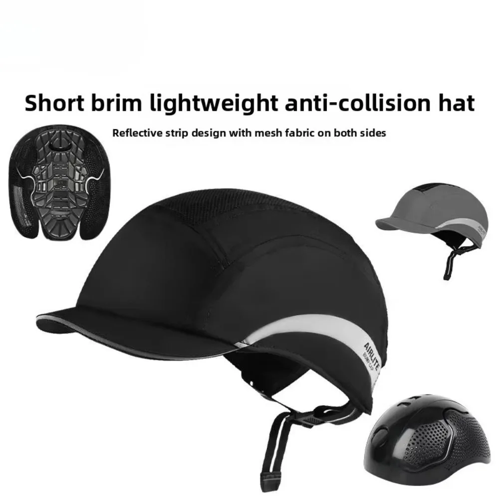 Anti-Collision Safety Bump Cap Hard ABS Head Protection Baseball Cap Summer Visor Version Lightweight Men Safety Helmet