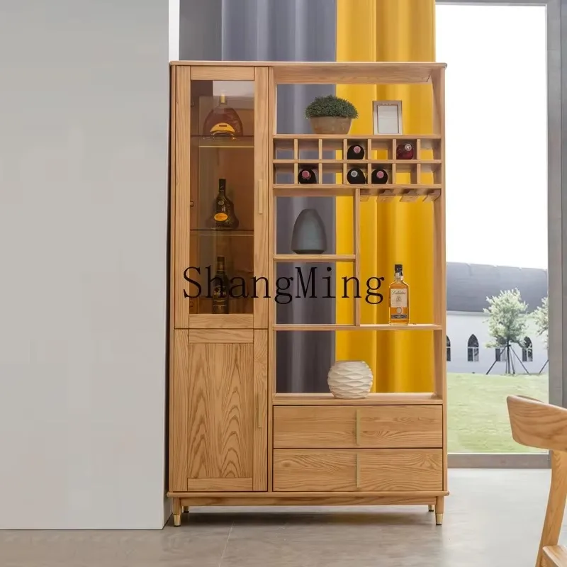 

FG multi-functional decorative cabinet entrance entrance storage room hall cabinet light luxury double-sided partition