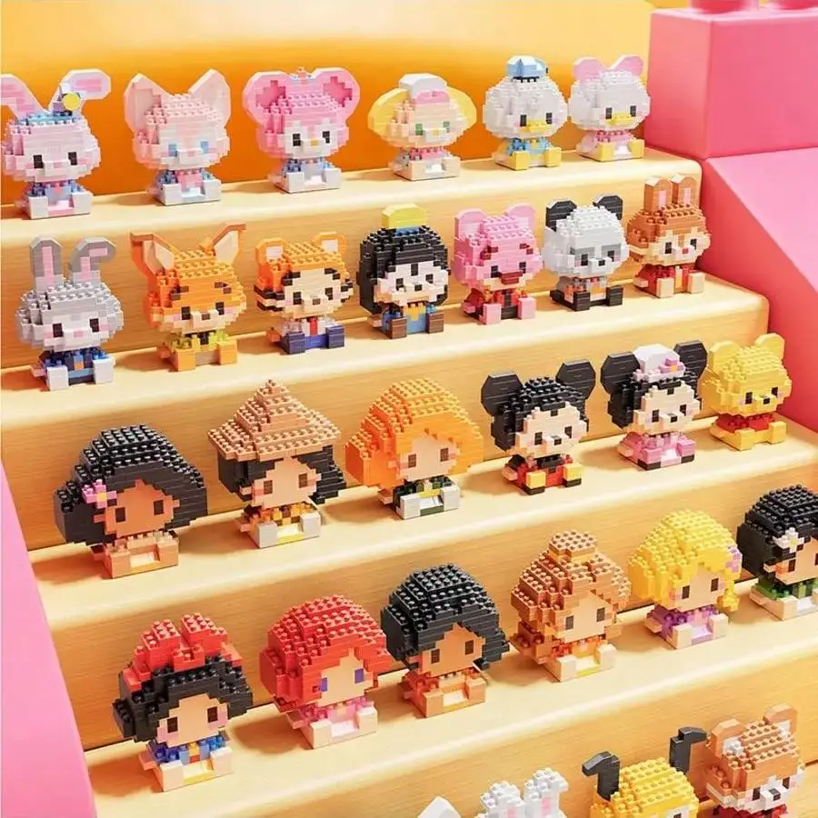 assembly model building blocks, doll toys are suitable  educational DIY games, cartoon anime games, back-to-school learning image 4