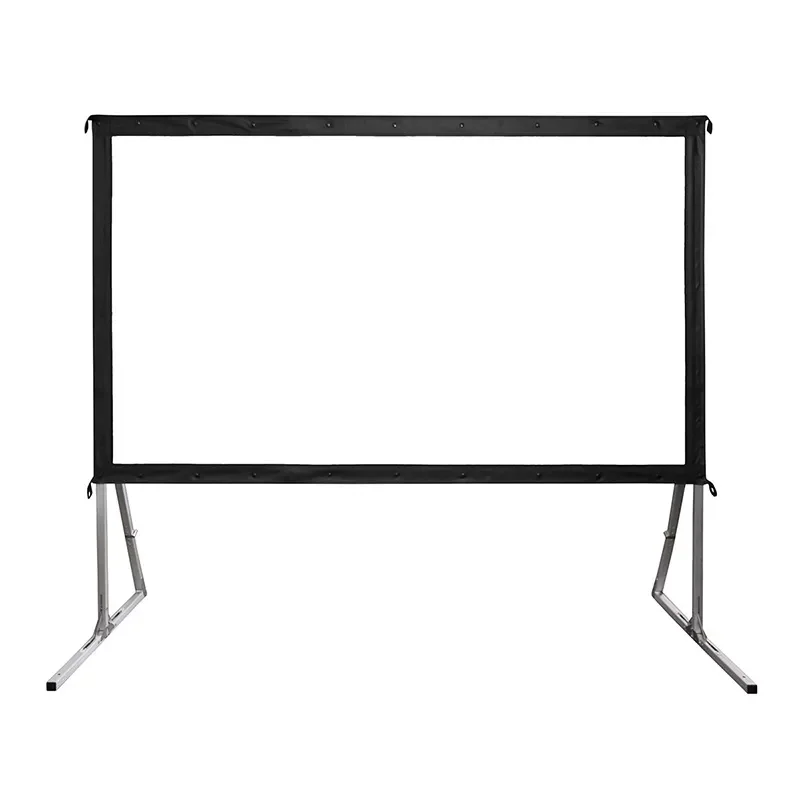 Quick folding fast fold Front outdoor cinema Ultra short focal projection curtain Screen