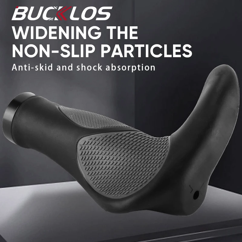 

Ergonomic Bicycle Grip Anti Slip Rubber MTB Bike Cuffs Shock-Absorbing Mountain Road Bike Handle Grip Covers Durable