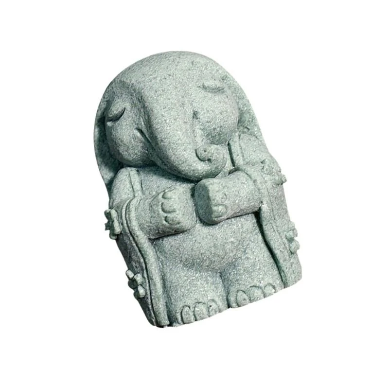 

Jizo Monk Statue Figurine Hideouts FishTank Decorations for Aquariums