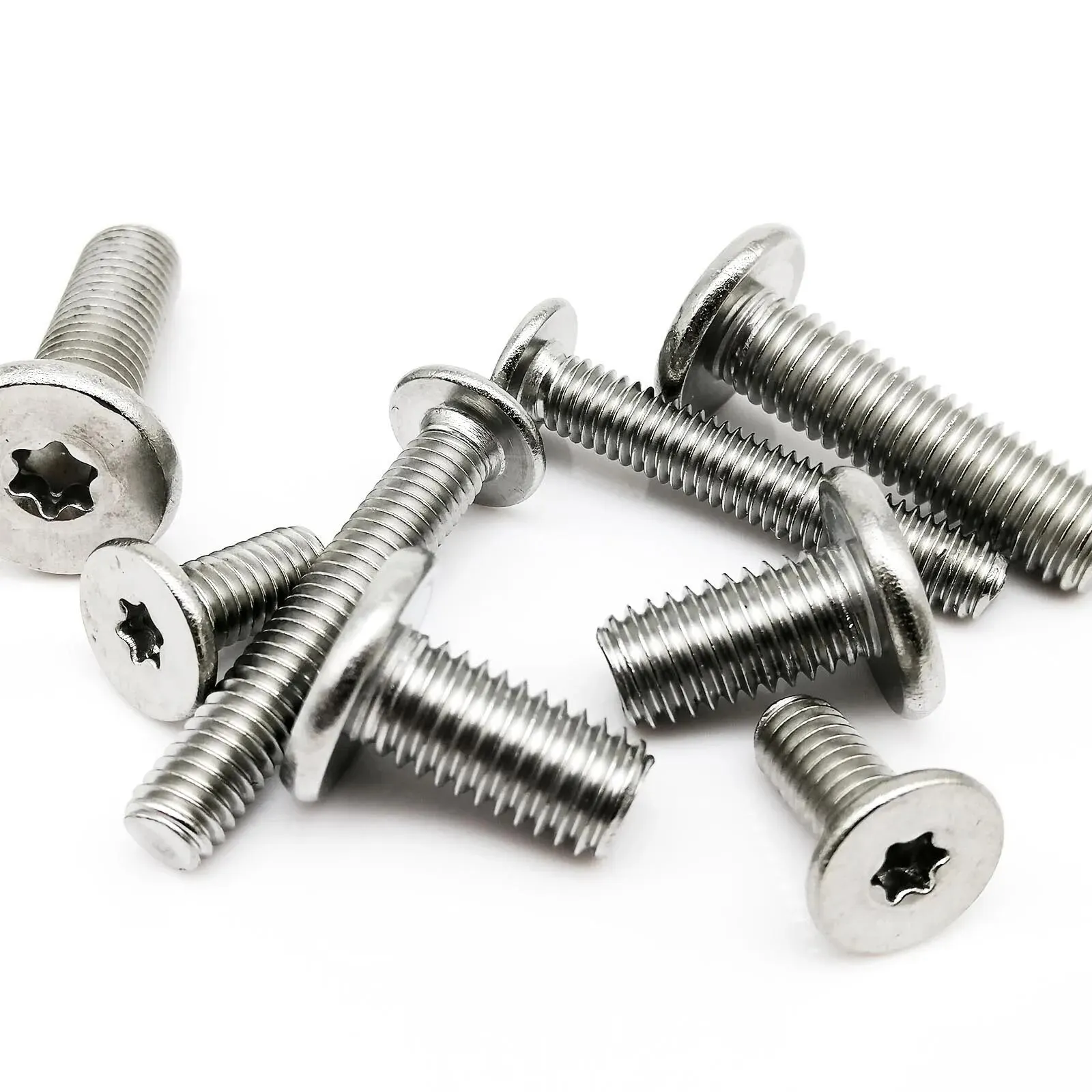 M1.6 M2 M2.5 M3 M4 M5 M6 M8 CM Torx Ultra Thin Head Screw Six-Lobe Super Low Flat Wafer Head Bolt A2-70 304 Stainless Steel image 3