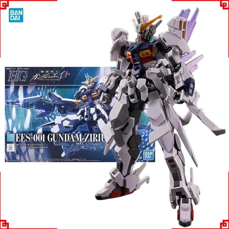 Bandai Gundam Model Kit HG Zilius EIGHT Action Figure Gunpla Building Kit Gundam Collectibles Anime Figures Toys For Boys Gift
