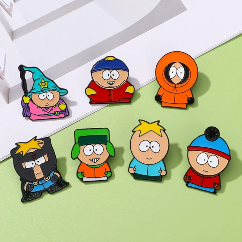 تتميز شارات الدبوس الهزلية ذات الطابع الكرتوني الرائع المثالي لشارات الملابس وإكسسوارات حقيبة الرسوم المتحركة الرائعة #5