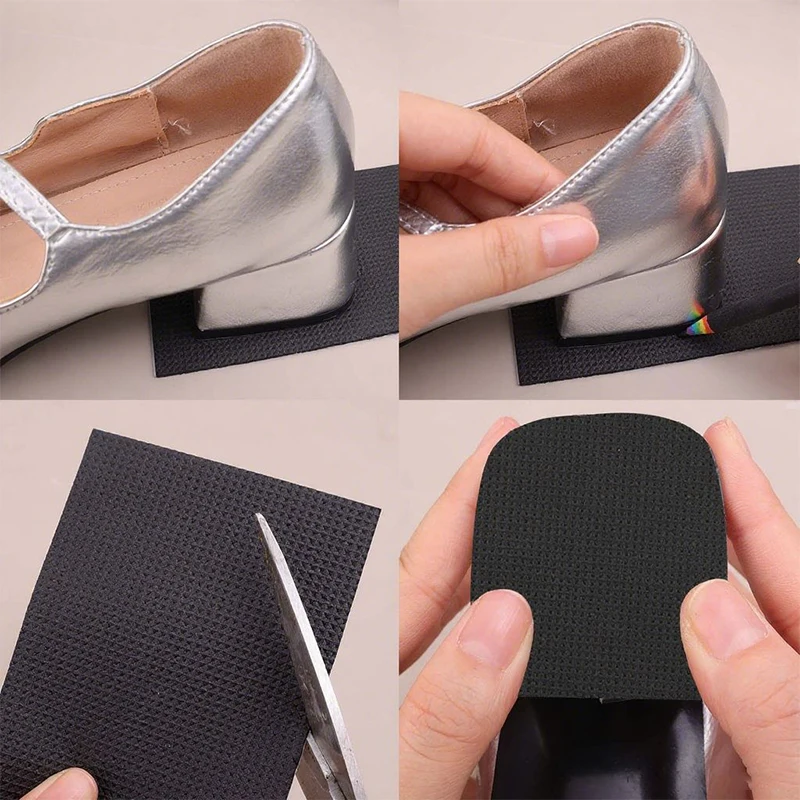 6/8/10CM 1Roll Thick Non-Slip Wear-Resistant Shoe Sole Sticker-Anti Abrasion Heel Quieter Sound-Canceling Chunky Heel Protection image 2