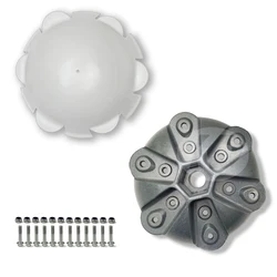 3/5/6 Wind Vanes Blades Screws & Nuts Kit Diameter 135mm Wheel Hub For100w To 600W Small Horizontal Wind Turbine Accessories