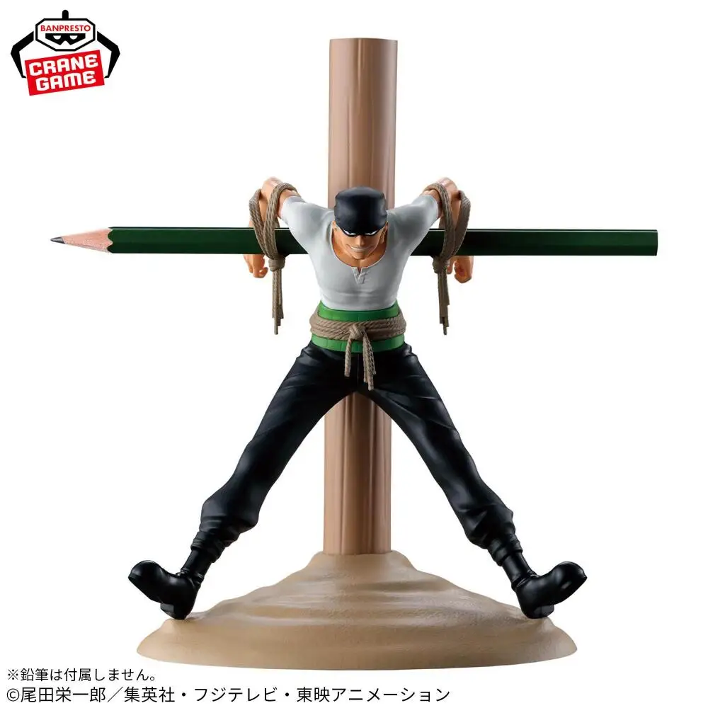 Disponibile bandai BANPRESTO One Piece FIGLIFE Roronoa Zoro Figura Anime Modello Giocattolo decorazione Ornamenti regalo di compleanno
