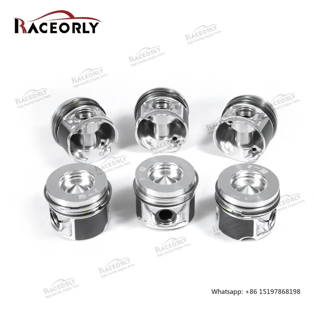 

Auto Engine Parts 059107065DF Aluminium Pistons With Rings Kit Custom for EA837 New Q73.0TCRC Diesel Engine Complete Piston