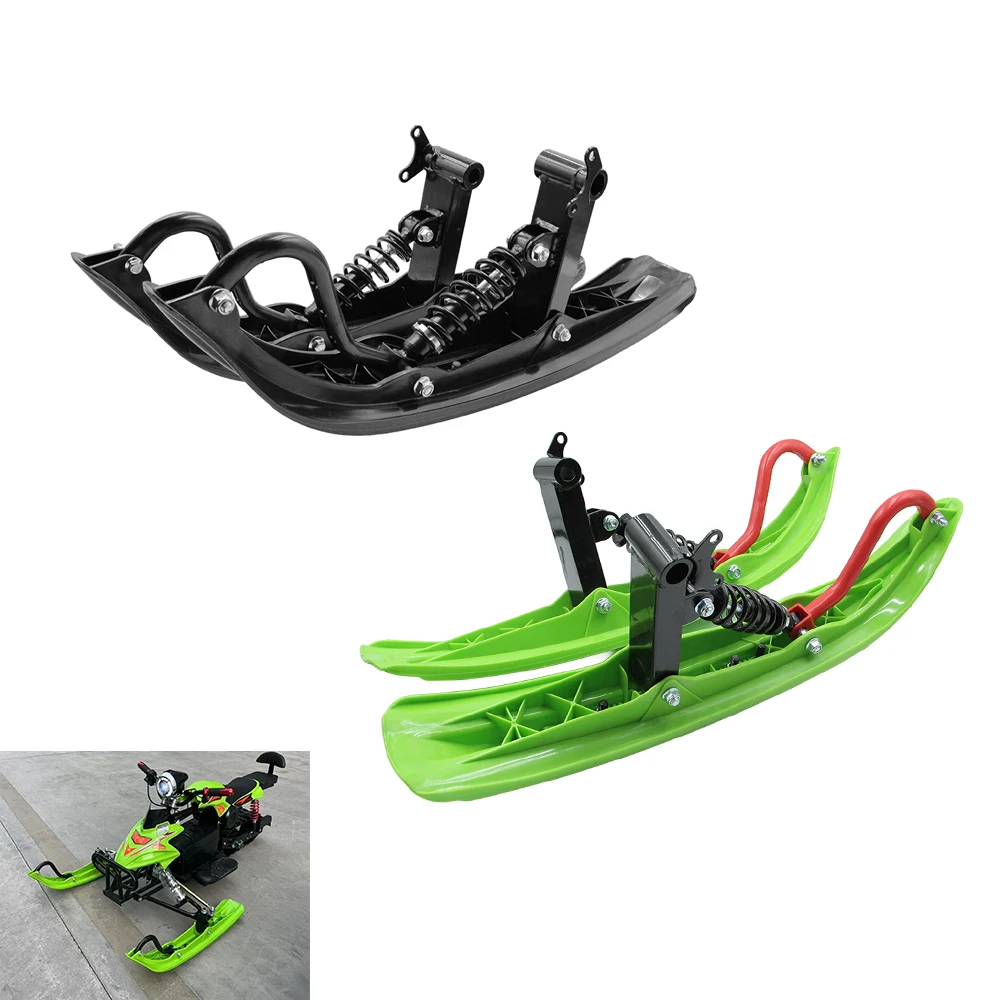 1 pair front skis winter sled for 110cc 125cc 150cc ATV UTV Dirt Bike Electric Quad Kart Snowmobile Ski Track