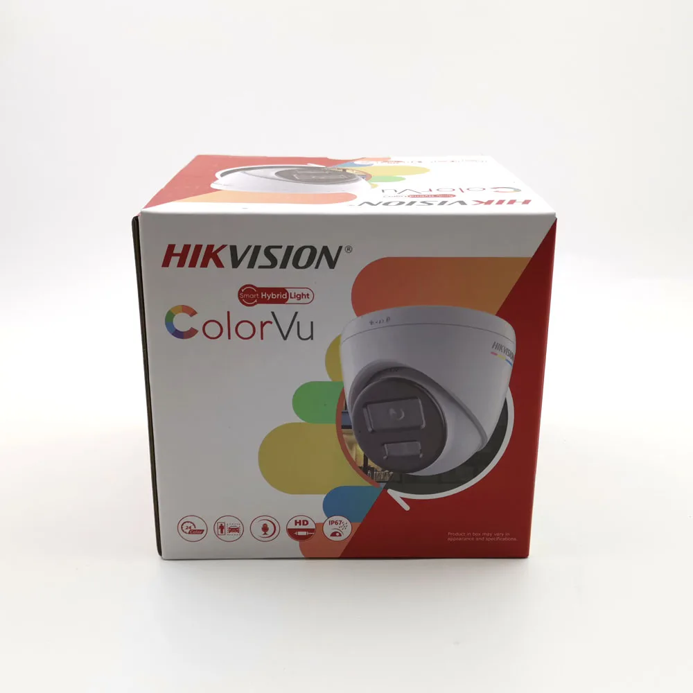 [JIT] Hikvision 4MP DS-2CD1347G2H-LIUF POE IP67 ColorVu Built-in Mic Smart Hybrid Light Fixed Turret Network Camera