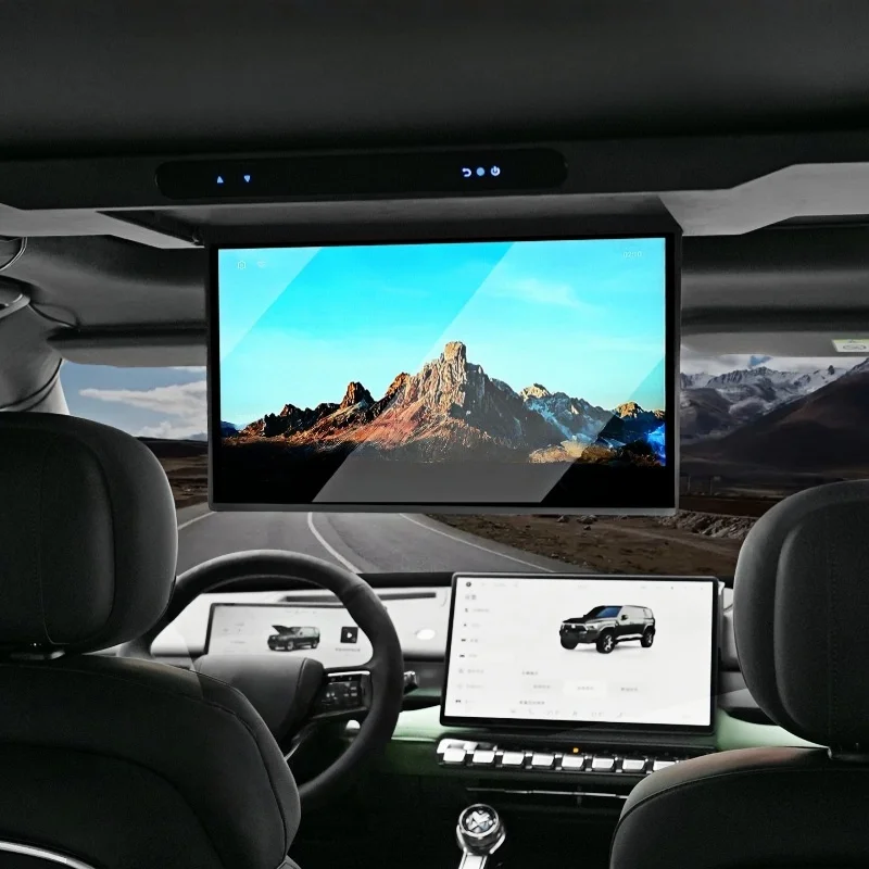 Fit for Dongfeng M-Hero M817 2026 Auto Ceiling Touch TV Entertainment Screen Car Phone Interconnected HD Display Interior Parts