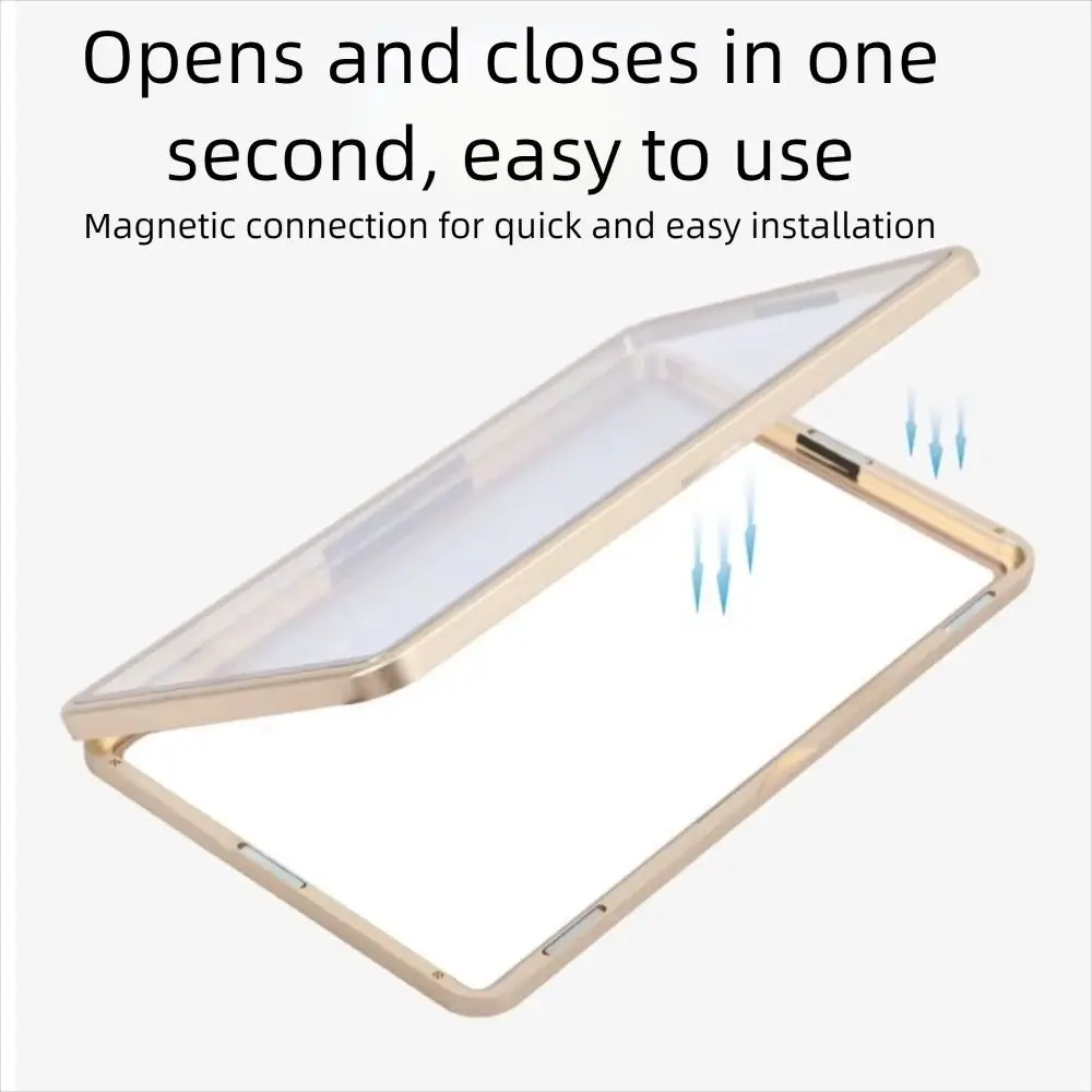 Aluminum Alloy Trading Card Magnetic Holder Scratch Resistant Display Box PSA/CGC Card Case Magnetic Closure Metal Frame