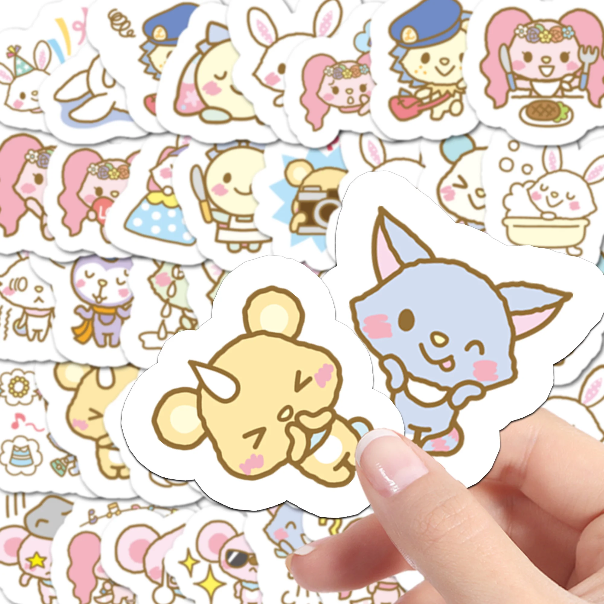 40 Stück Kawaii Wish Me Mell Aufkleber Aufkleber Kühlschrank Handyhülle Laptop Koffer Dekoration Niedliche Cartoon Aufkleber für Kinderspielzeug