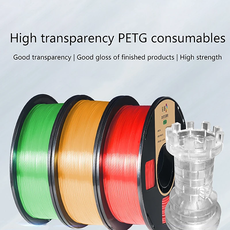 Filament Plastic For 3D Printer Multi-colored Optional Rubber Consumables Material