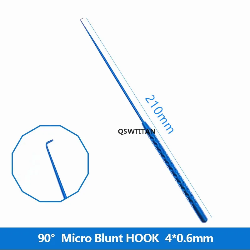 Titanium Micro Spatula Dissectors Micro Curette 21cm Micro Nerve Hook Vessel Hook