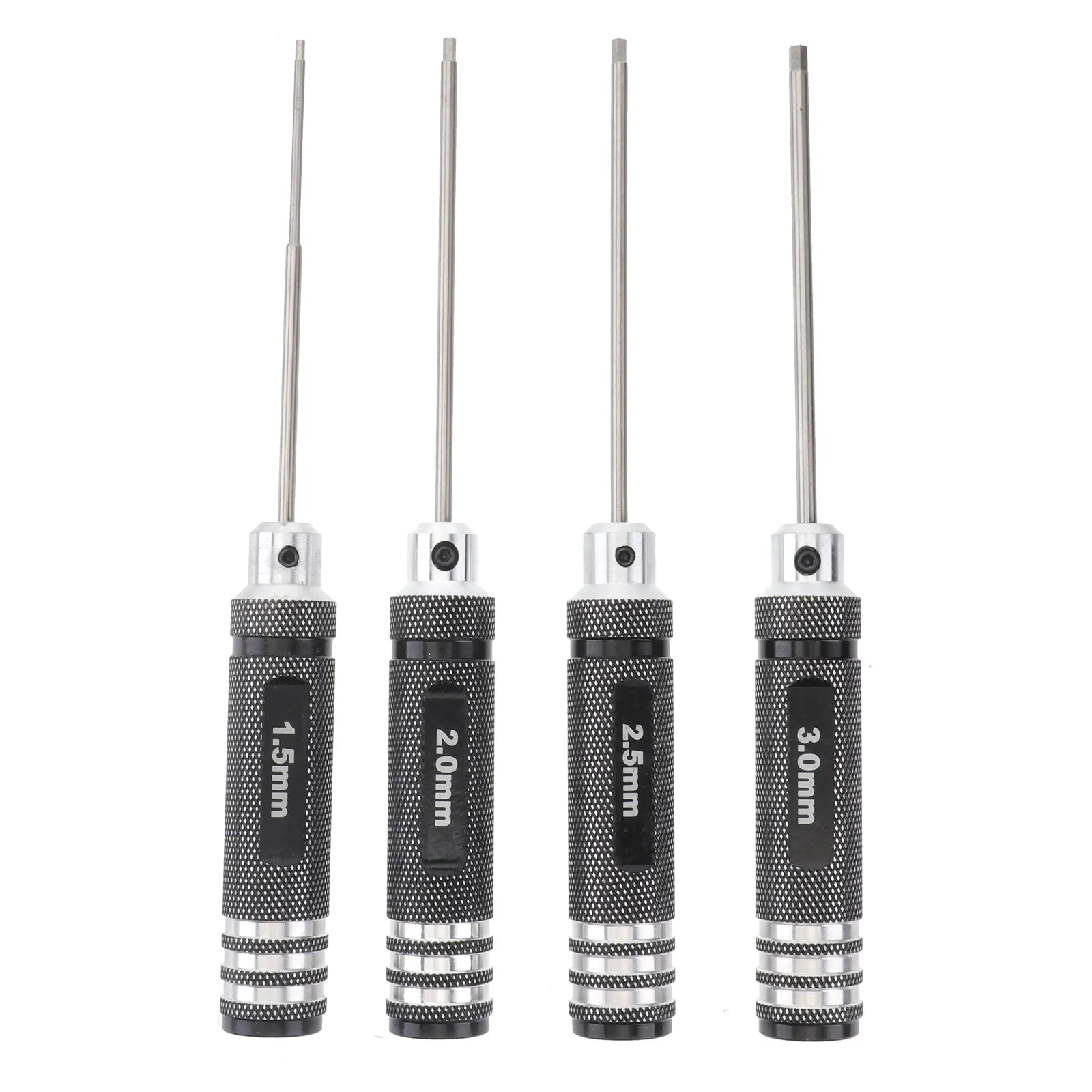 

4pcs Screwdriver Set Durable Metal Different Sizes RC Helicopter Disassembly Hand Tools Model Airplane Practical Kit