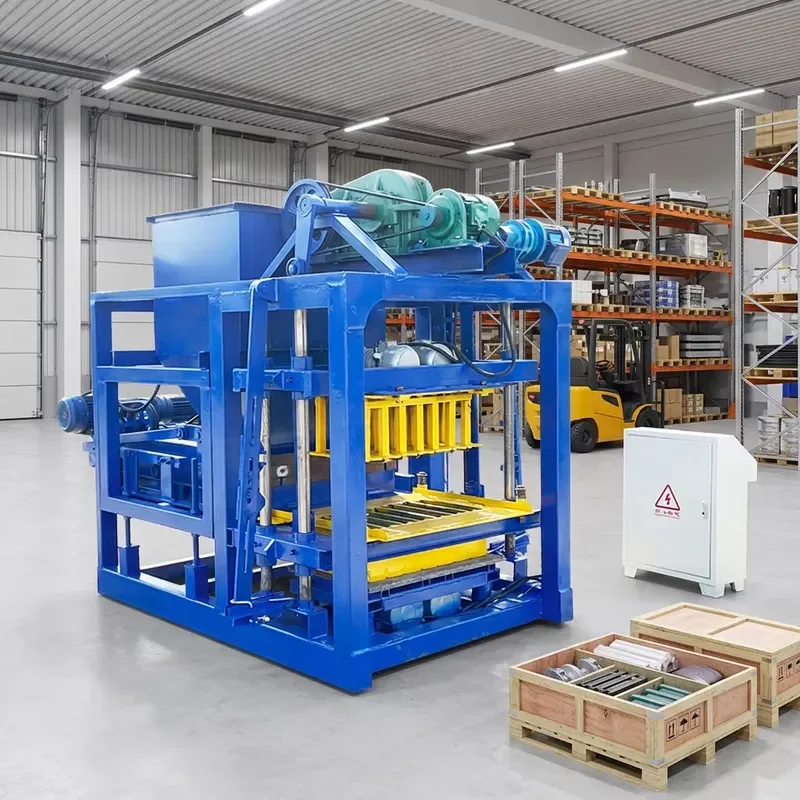Popular Semi Automatic Hollow Block Making Machine QTJ4-28 Concrete Brick Machine Africa