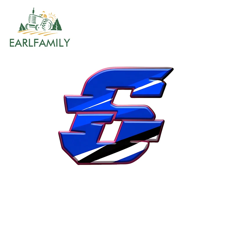 

Наклейки EARLFAMILY Racing Number DIY для мотоциклов: популярные аниме-декали, водонепроницаемые, устойчивые к царапинам, для электровелосипедов и шлемов