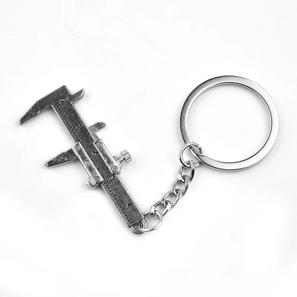 LLavero de calibrador Vernier, herramienta de medición portátil, regla de escala para coche, prueba de medición precisa, herramienta Manual, 0-40mm
