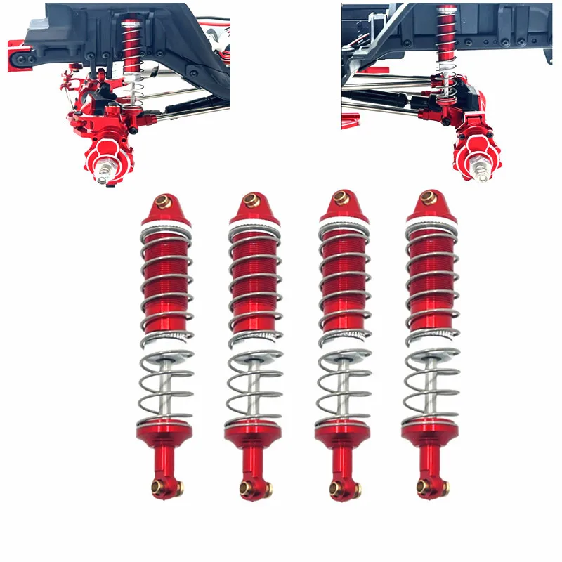 Ammortizzatore idraulico di aggiornamento in metallo per WLtoys 1/10 104006 104010 104020 104026   Parti di automobili RC