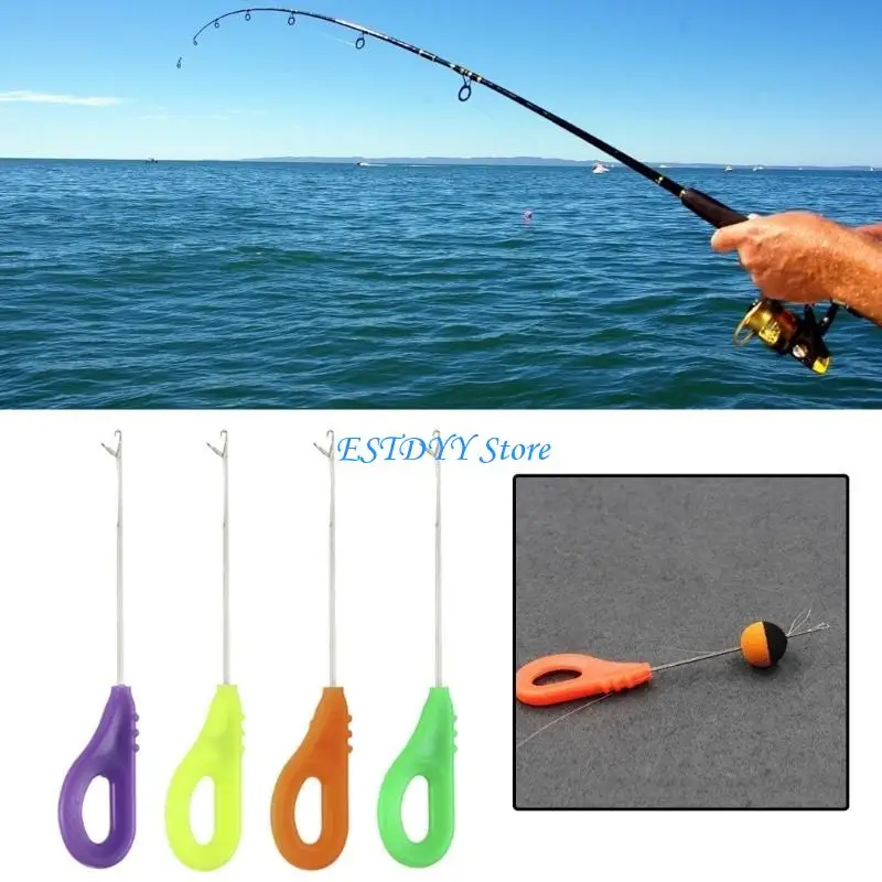 

G6DE 4lots Fishing Baiting Rigs Tool Fishing Needle Penetrating Drillers Fish Tool
