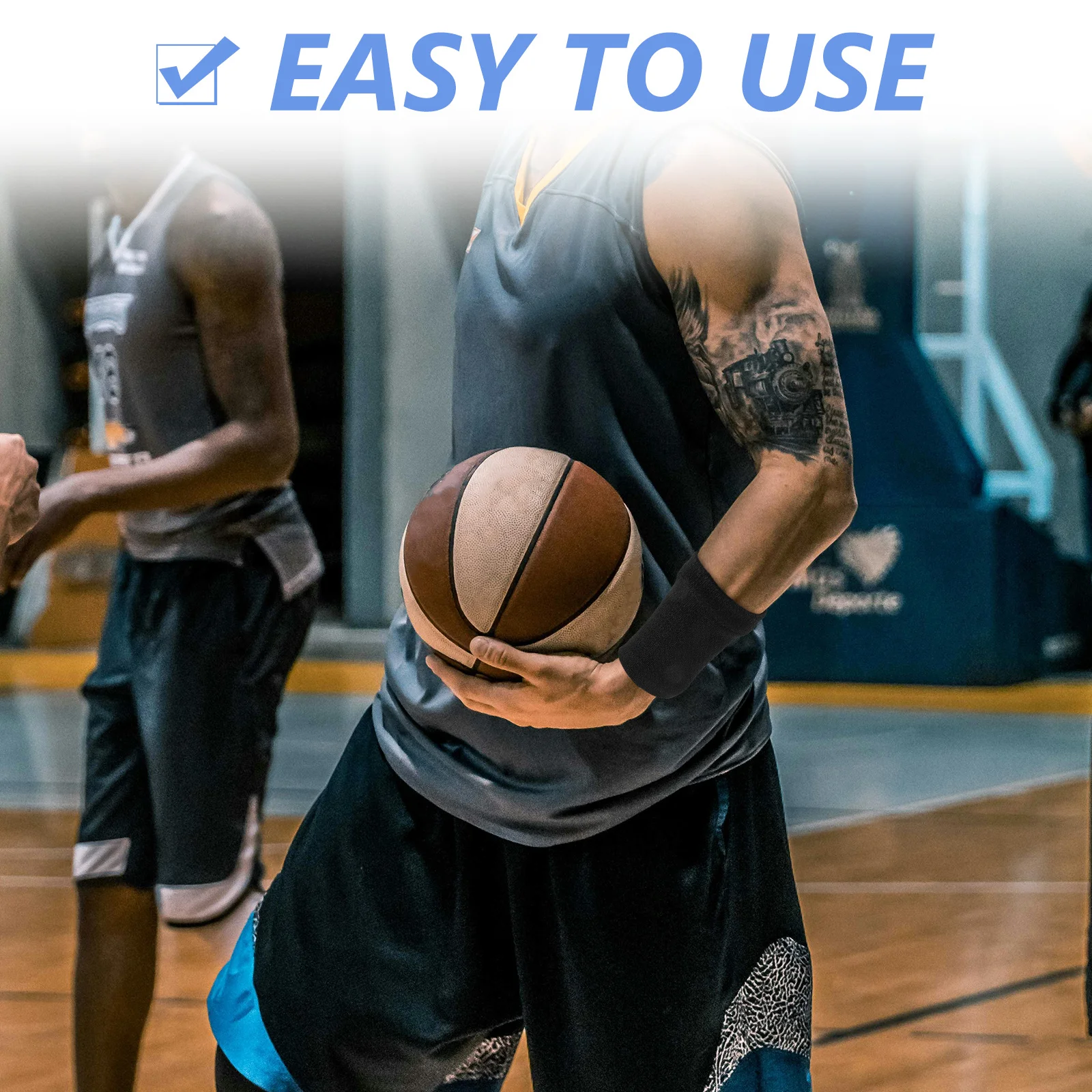 

1Pair Protective Sports Wristband Breathable Compression Wrist Brace for Fitness and Outdoor Exercise Sports Wristband