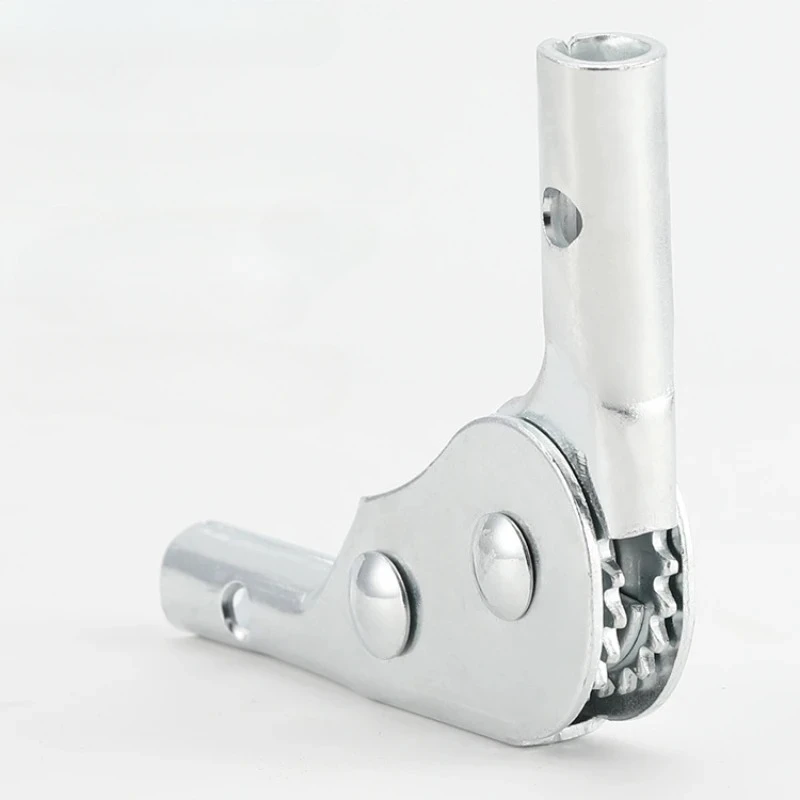 4pcs 5th Gear 90/180 Degrees Adjustable Ratchet Sofa Joint Lazy People Hinge Fold Connecting Hole Position Gear Shifting Device