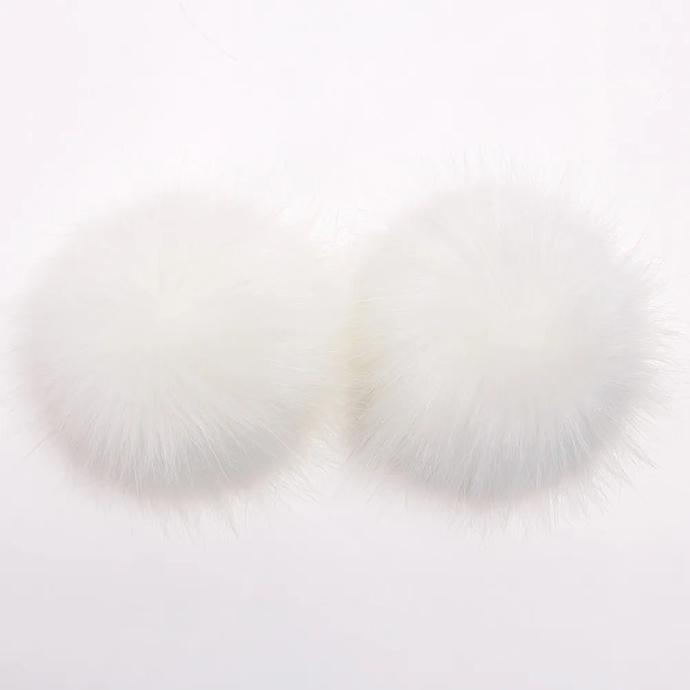 

16Pcs Pompom Ball Set 10Cm Bottom Diameter Elastic Rope Design for DIY Clothing Hat Shoe Accessories Craft Projects Decor