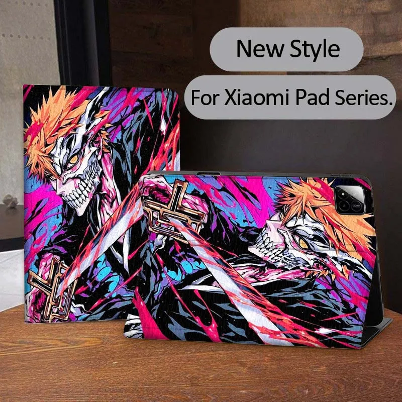 

Comics Bleach Art Logo For Xiaomi Redmi Mi Pad 4 5 6 6s 7 7s SE Pro 2 11 Plus Max 12.4 11 11.2 12.5 8.7 inch Tablet Case